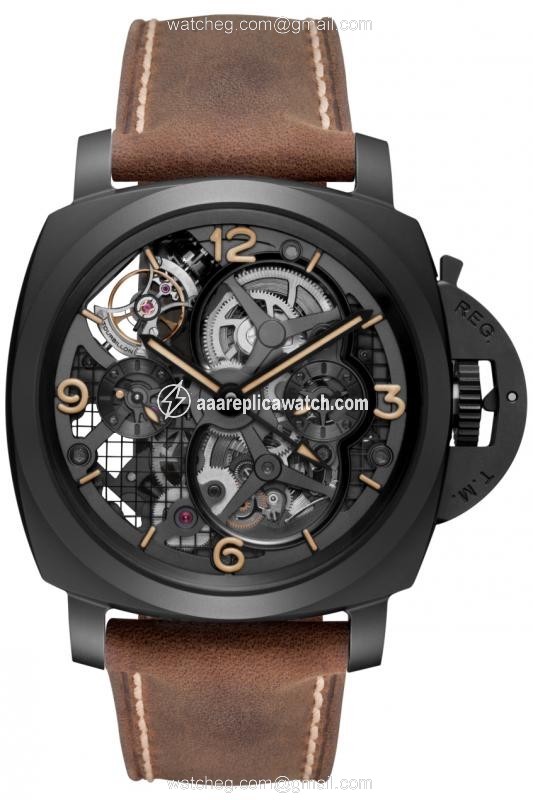 Panerai PAM00528 Luminor 1950 Mens Hand Wind Black Ceramic watch Panerai PAM00528 Luminor 1950 Mens Hand Wind Black Ceramic watch