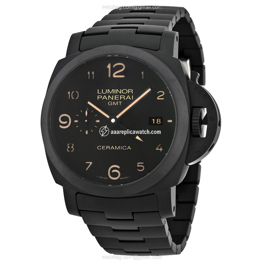 Panerai PAM00438 Mens Automatic Black Ceramic watch Panerai PAM00438 Mens Automatic Black Ceramic watch