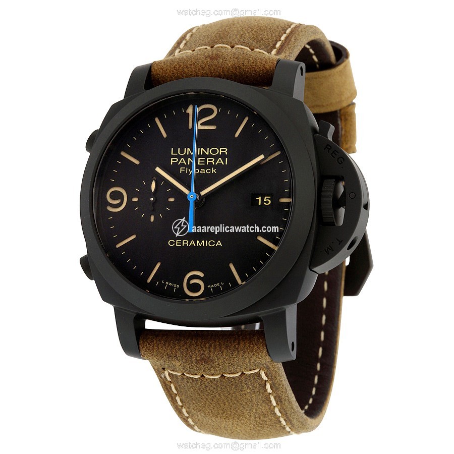 Panerai PAM00580 Mens Automatic Matt Black Ceramic watch Panerai PAM00580 Mens Automatic Matt Black Ceramic watch