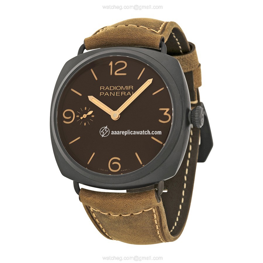 Panerai PAM00504 Radiomir Mens Hand Wind Brown Composite watch Panerai PAM00504 Radiomir Mens Hand Wind Brown Composite watch