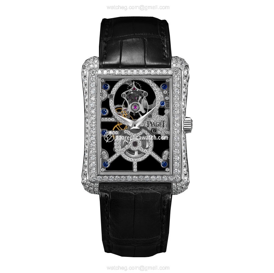 Piaget G0A30037 Mens Hand Wind 18K White Gold case set with Diamonds watch Piaget G0A30037 Mens Hand Wind 18K White Gold case set with Diamonds watch