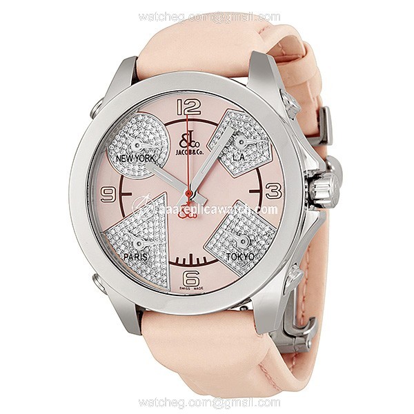 Jacob Co. JCM79P Five Time Zone Unisex Quartz Stainless Steel watch Jacob Co. JCM79P Five Time Zone Unisex Quartz Stainless Steel watch