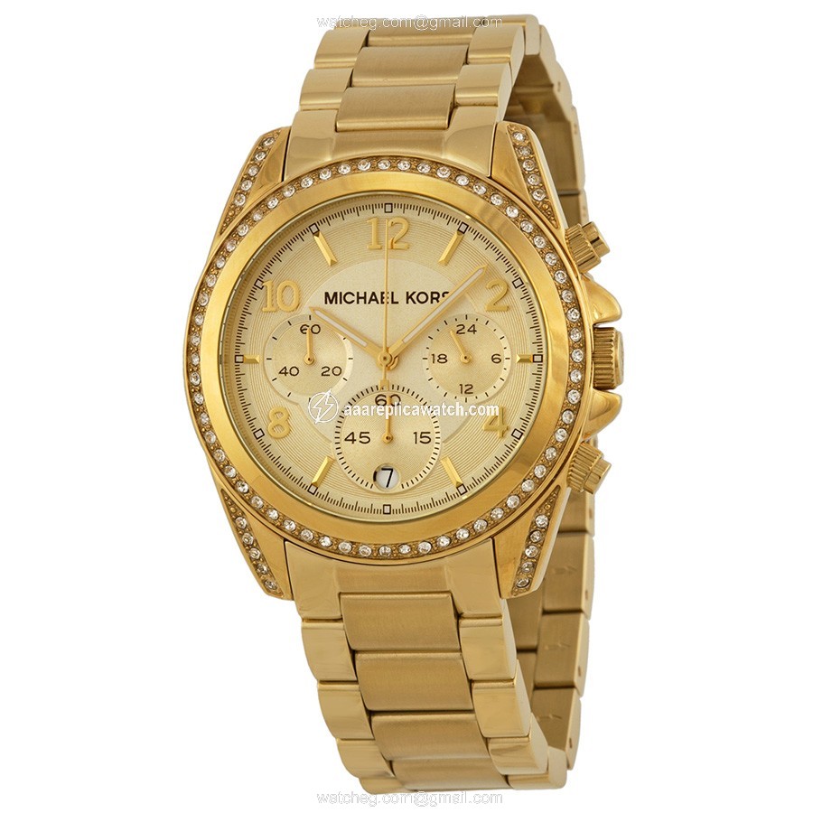 Michael Kors MK5166 Blair Ladies Quartz Gold-plated Stainless Steel watch Michael Kors MK5166 Blair Ladies Quartz Gold-plated Stainless Steel watch