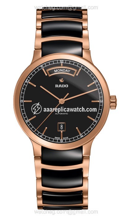 Rado R30158172 Centrix Mens Automatic Rose Gold PVD Stainless Steel and Ceramic watch Rado R30158172 Centrix Mens Automatic Rose Gold PVD Stainless Steel and Ceramic watch