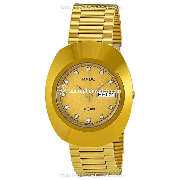 Rado R12393633 Diastar Mens Quartz Gold-tone Stainless Steel watch Rado R12393633 Diastar Mens Quartz Gold-tone Stainless Steel watch