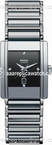 Rado R20692722 Integral Mens Automatic Platinum-tone ceramic watch Rado R20692722 Integral Mens Automatic Platinum-tone ceramic watch