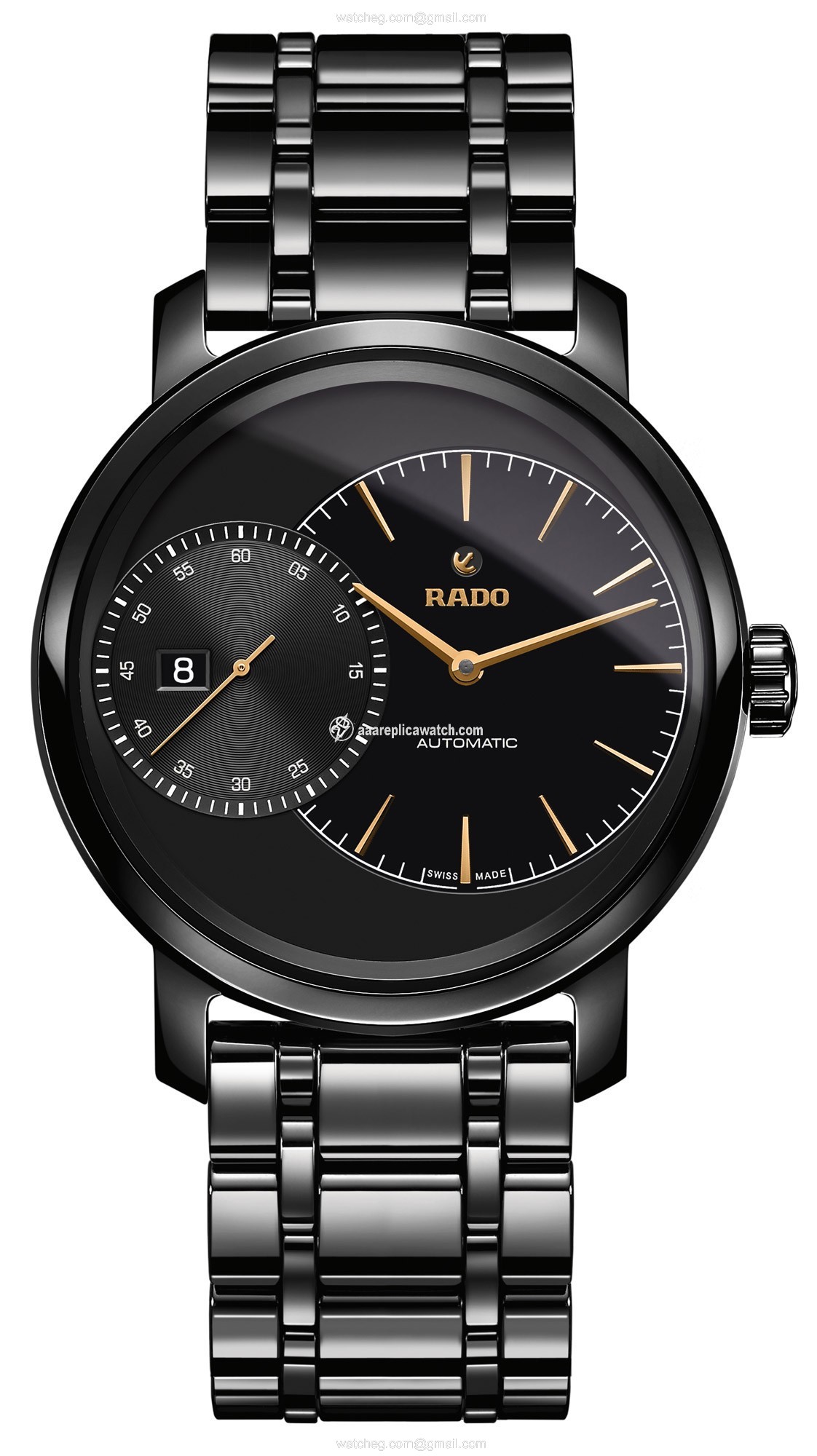 Rado R14127152 Mens Automatic Black High-tech ceramic watch Rado R14127152 Mens Automatic Black High-tech ceramic watch