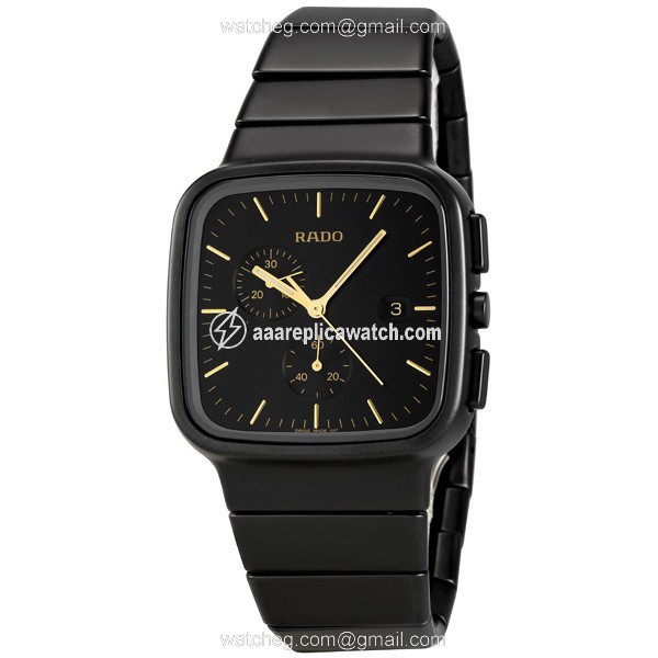 Rado R28886172 R5.5 Mens Quartz Black Ceramic watch Rado R28886172 R5.5 Mens Quartz Black Ceramic watch