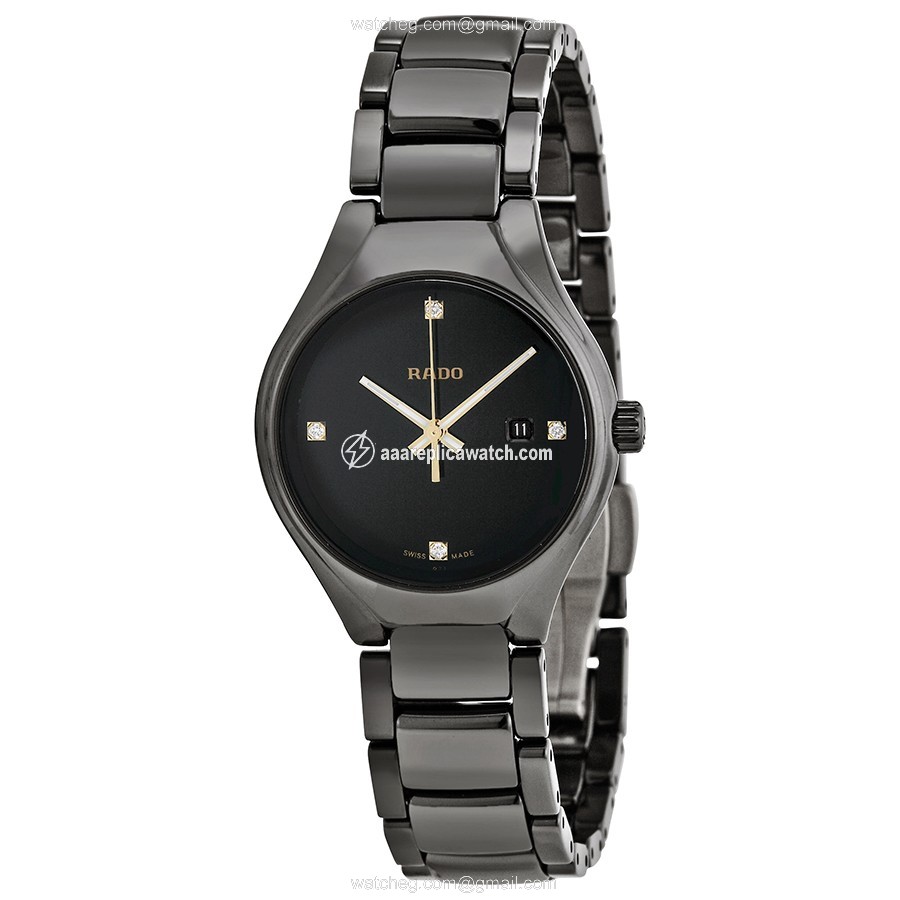Rado R27059712 TRUE Ladies Quartz High-Tech Black Ceramic watch Rado R27059712 TRUE Ladies Quartz High-Tech Black Ceramic watch