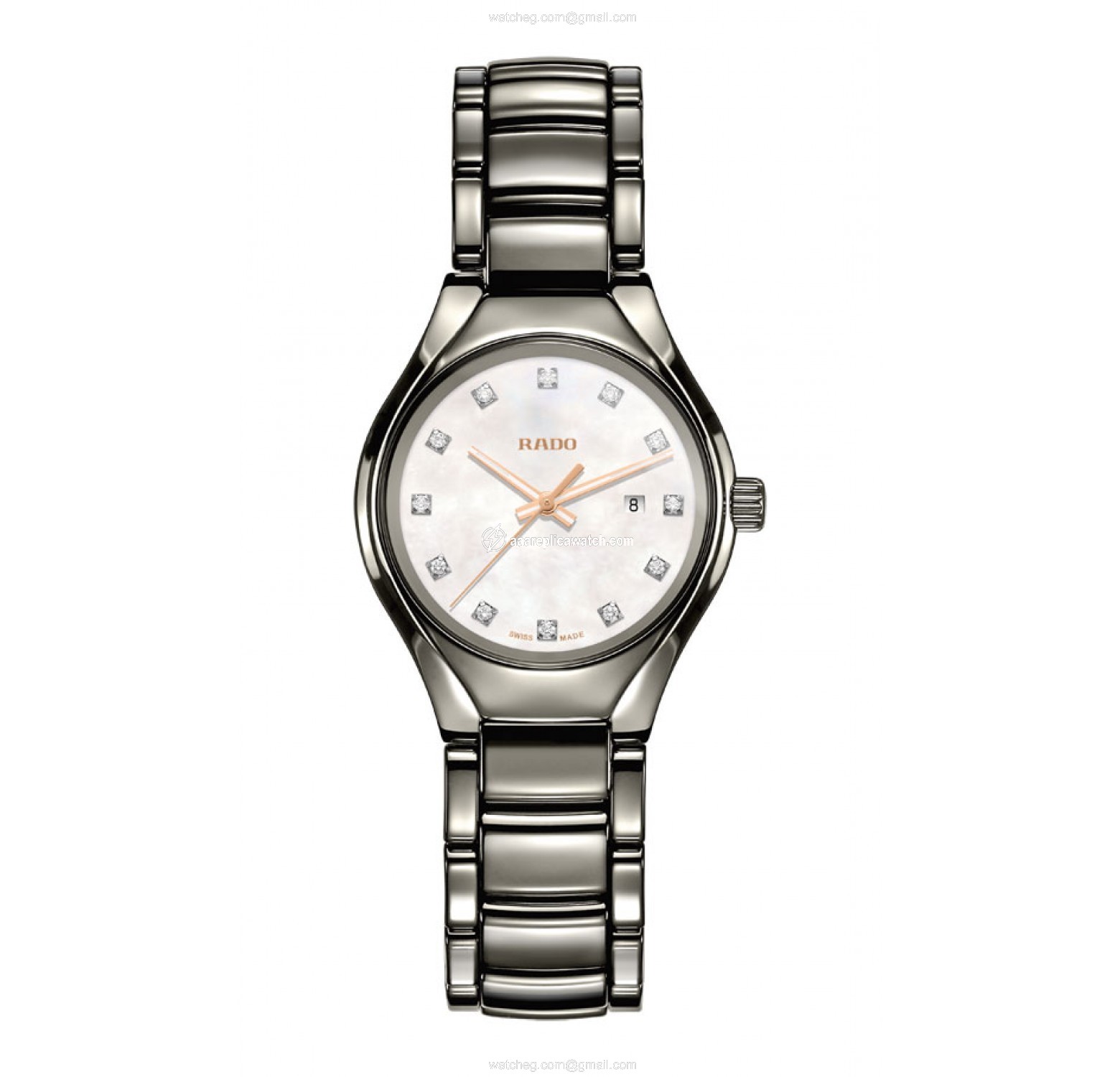 Rado R27060902 TRUE Ladies Quartz Plasma high-tech ceramic watch Rado R27060902 TRUE Ladies Quartz Plasma high-tech ceramic watch
