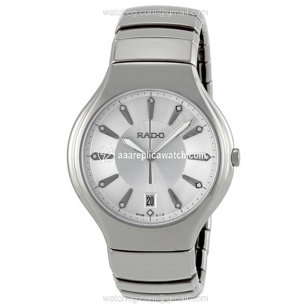Rado R27654102 TRUE Mens Quartz Platinum-tone Ceramic watch Rado R27654102 TRUE Mens Quartz Platinum-tone Ceramic watch
