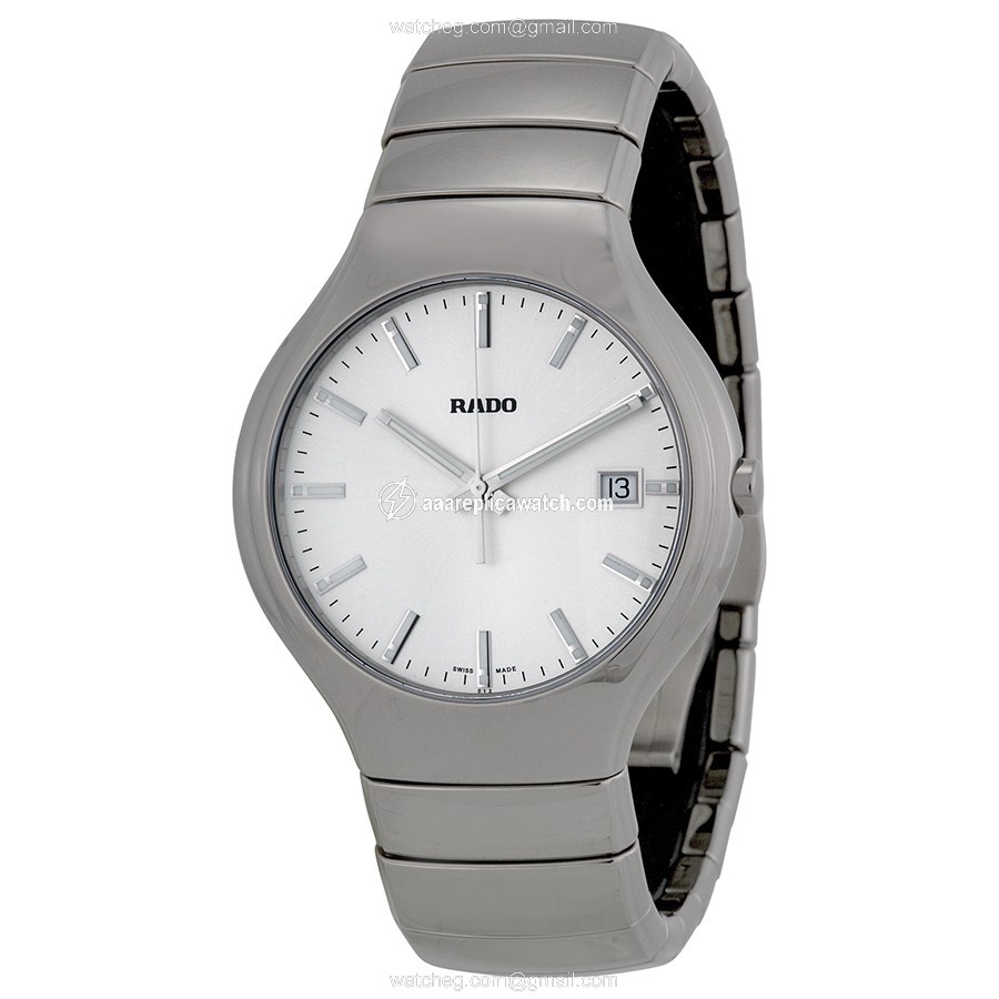Rado R27654122 TRUE Unisex Quartz Platinum-tone Ceramic watch Rado R27654122 TRUE Unisex Quartz Platinum-tone Ceramic watch