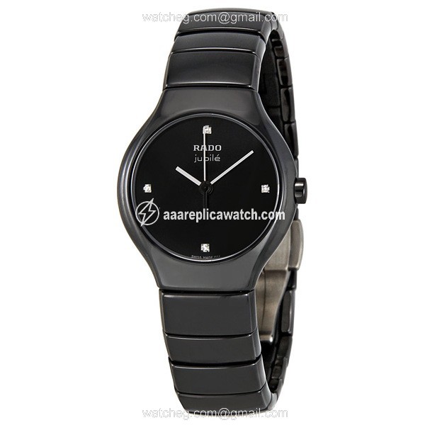 Rado R27655742 TRUE Ladies Quartz Black Ceramic watch Rado R27655742 TRUE Ladies Quartz Black Ceramic watch