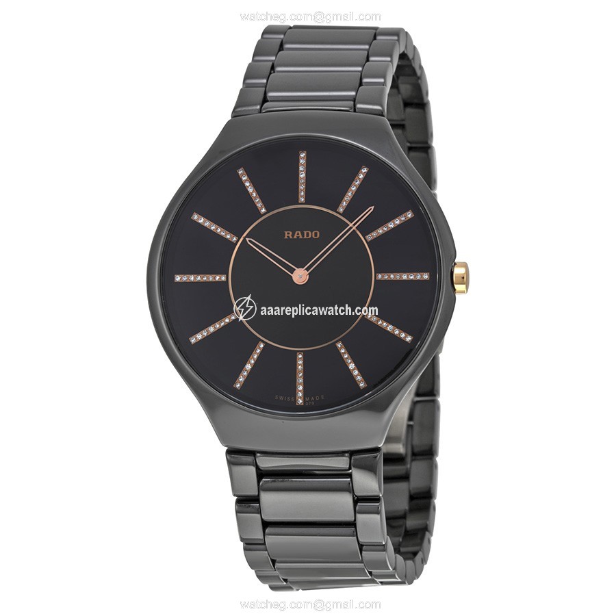 Rado R27741702 TRUE Ladies Quartz Black Ceramic watch Rado R27741702 TRUE Ladies Quartz Black Ceramic watch