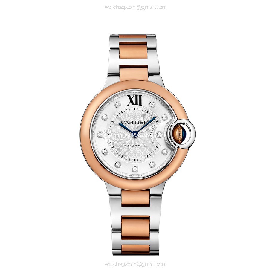 Cartier W3BB0006 Ladies Automatic Stainless Steel and 18K Pink Gold watch Cartier W3BB0006 Ladies Automatic Stainless Steel and 18K Pink Gold watch