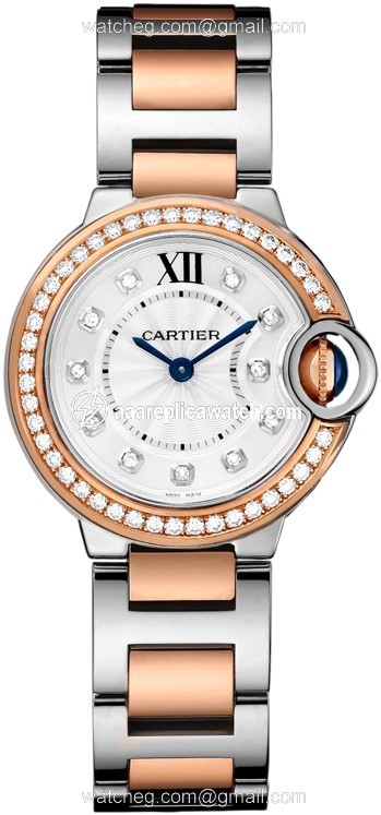 Cartier WE902076 Ladies Quartz Stainless Steel and 18kt Rose Gold watch Cartier WE902076 Ladies Quartz Stainless Steel and 18kt Rose Gold watch
