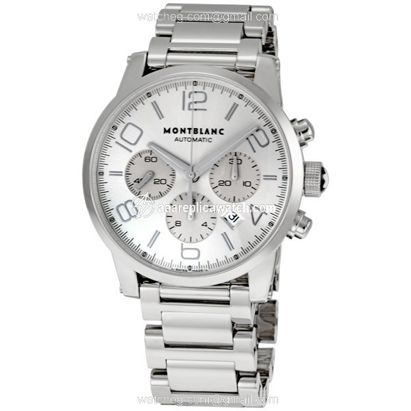 Montblanc 9669 Timewalker Mens Automatic Steel watch Montblanc 9669 Timewalker Mens Automatic Steel watch