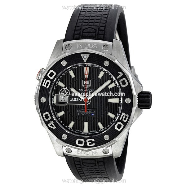 Tag Heuer WAJ2119.FT6015 Aquaracer Mens Automatic Fine-brushed stainless steel watch Tag Heuer WAJ2119.FT6015 Aquaracer Mens Automatic Fine-brushed stainless steel watch