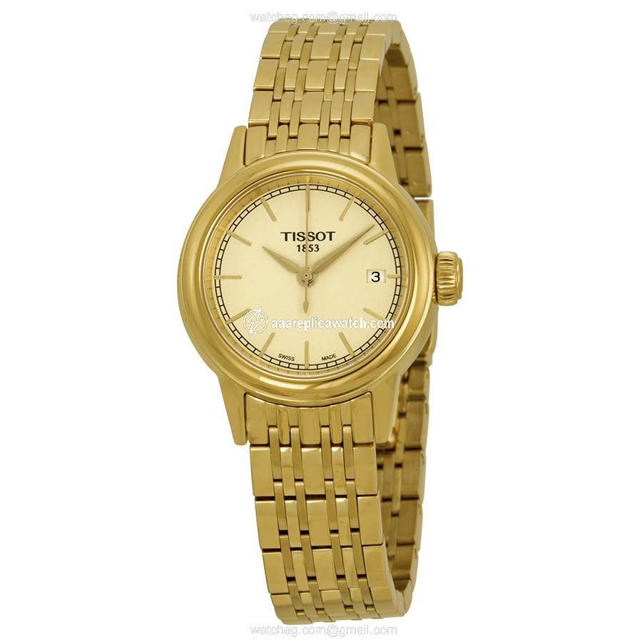 Tissot T0852103302100 Carson Ladies Quartz Yellow Gold PVD Stainless Steel watch Tissot T0852103302100 Carson Ladies Quartz Yellow Gold PVD Stainless Steel watch