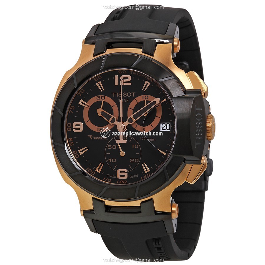 Tissot T0484172705706 T-Race Collection Mens Quartz Rose Gold-tone Stainless Steel watch Tissot T0484172705706 T-Race Collection Mens Quartz Rose Gold-tone Stainless Steel watch