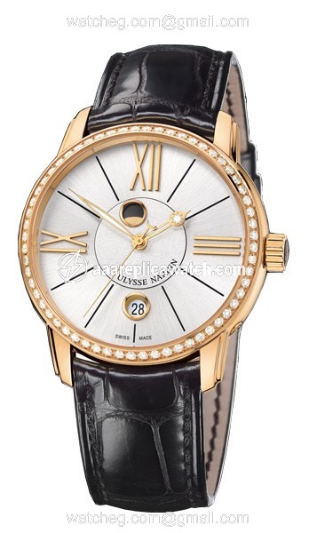Ulysse Nardin 8296-122B-2-41 Classico Luna Mens Automatic 18kt Rose Gold watch Ulysse Nardin 8296-122B-2-41 Classico Luna Mens Automatic 18kt Rose Gold watch