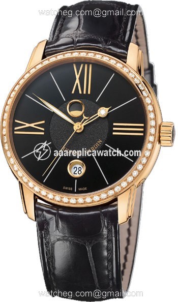 Ulysse Nardin 8296-122B-2-42 Classico Luna Mens Automatic 18kt Rose Gold watch Ulysse Nardin 8296-122B-2-42 Classico Luna Mens Automatic 18kt Rose Gold watch