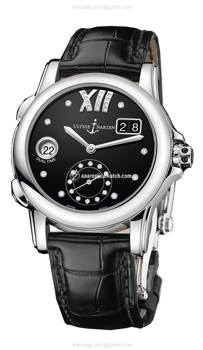Ulysse Nardin 3343-222/30-02 Dual Time Ladies Automatic Stainless Steel watch Ulysse Nardin 3343-222/30-02 Dual Time Ladies Automatic Stainless Steel watch