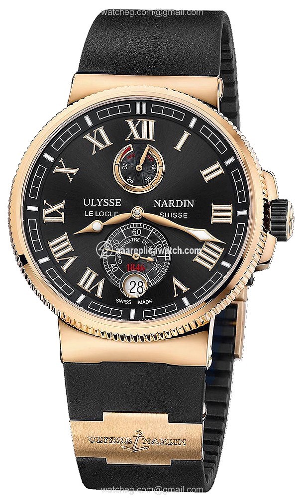 Ulysse Nardin 1186-126-3-42 Marine Chronometer Mens Automatic 18K Rose Gold watch Ulysse Nardin 1186-126-3-42 Marine Chronometer Mens Automatic 18K Rose Gold watch