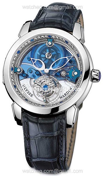 Ulysse Nardin 799-80 Royal Blue Mens Hand Wind Platinum watch Ulysse Nardin 799-80 Royal Blue Mens Hand Wind Platinum watch