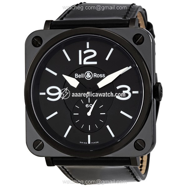 Bell & Ross BRS-BLK-BKPAT Aviation Unisex Quartz Black Ceramic watch Bell & Ross BRS-BLK-BKPAT Aviation Unisex Quartz Black Ceramic watch