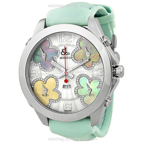 Jacob Co. JCATH7 Five Time Zone Unisex Quartz Stainless Steel watch Jacob Co. JCATH7 Five Time Zone Unisex Quartz Stainless Steel watch