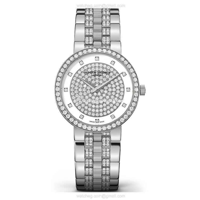Vacheron Constantin 25554/Q03G-9824 Traditionnelle Ladies Quartz 18 Carat White Gold watch Vacheron Constantin 25554/Q03G-9824 Traditionnelle Ladies Quartz 18 Carat White Gold watch