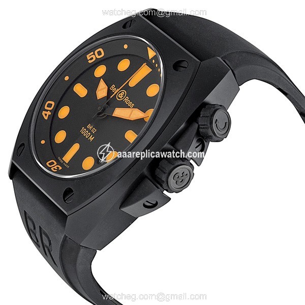 Bell & Ross BR0292-ORANGE Submariner