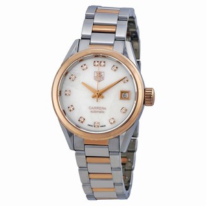 Tag Heuer WAR2452.BD0772 Carrera Ladies Automatic Gold Stainless Steel watch