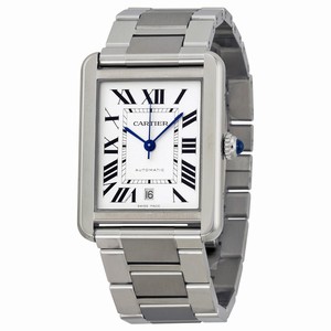 Cartier W5200028 Tank Mens Automatic Stainless Steel watch
