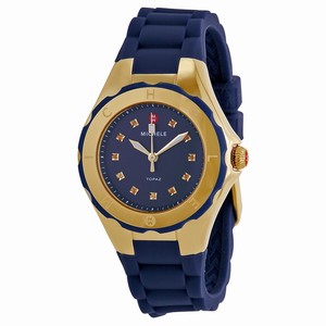 Michele MWW12P000004 Ladies Quartz Gold-plated Stainless Steel watch