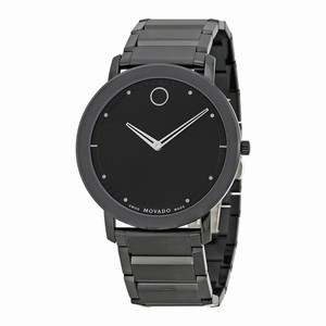 Movado 0606882 Mens Quartz Black PVD Stainless Steel watch