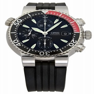 Oris 674-7542-7154RS Divers Mens Automatic Titanium watch