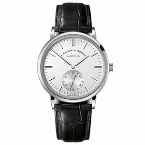 A. Lange & Sohne 380.027 Saxonia Mens Automatic 18K White Gold watch