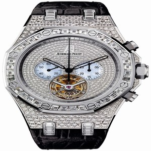 Audemars Piguet 26116BC.ZZ.D002CR.01 Royal Oak Mens Hand Wind 18 kt White Gold watch