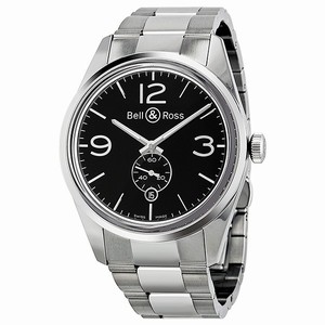 Bell & Ross BRG123-BL-ST/SST Vintage Mens Automatic Stainless Steel watch