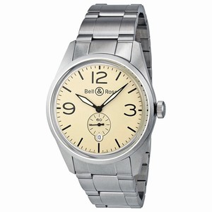 Bell & Ross BRV123-BEI-ST/SST Vintage Mens Automatic Stainless Steel watch