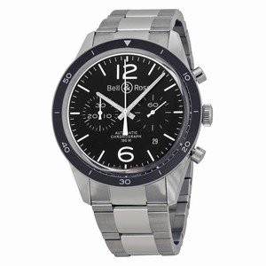 Bell & Ross BRV126-BL-BE/SST Vintage Mens Automatic Stainless Steel watch