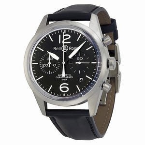 Bell & Ross BRV126-BL-ST/SCA Vintage Mens Automatic Stainless Steel watch