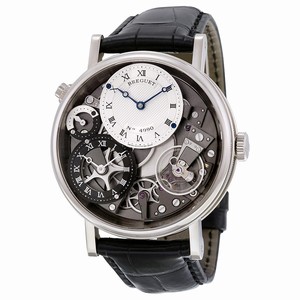 Breguet 7067BB/G1/9W6 Tradition Mens Hand Wind 18Kt White Gold watch