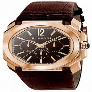 Bvlgari 102259 Mens Automatic 18 Carat Pink Gold watch