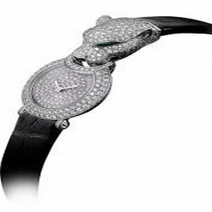 Cartier HPI00767 Ladies Quartz 18 Carat White Gold Set with Diamonds watch