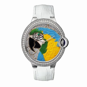 Cartier HPI00769 Mens Hand Wind 18 Carat White Gold watch