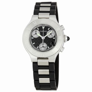 Cartier W10198U2 Must 21 Ladies Quartz Stainless Steel watch