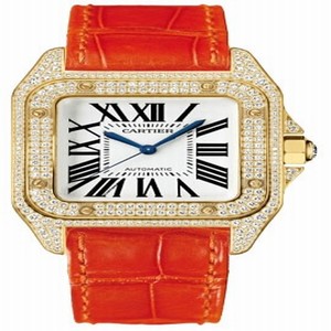 Cartier WM502051 Santos de Cartier Ladies Automatic 18kt Yellow Gold watch